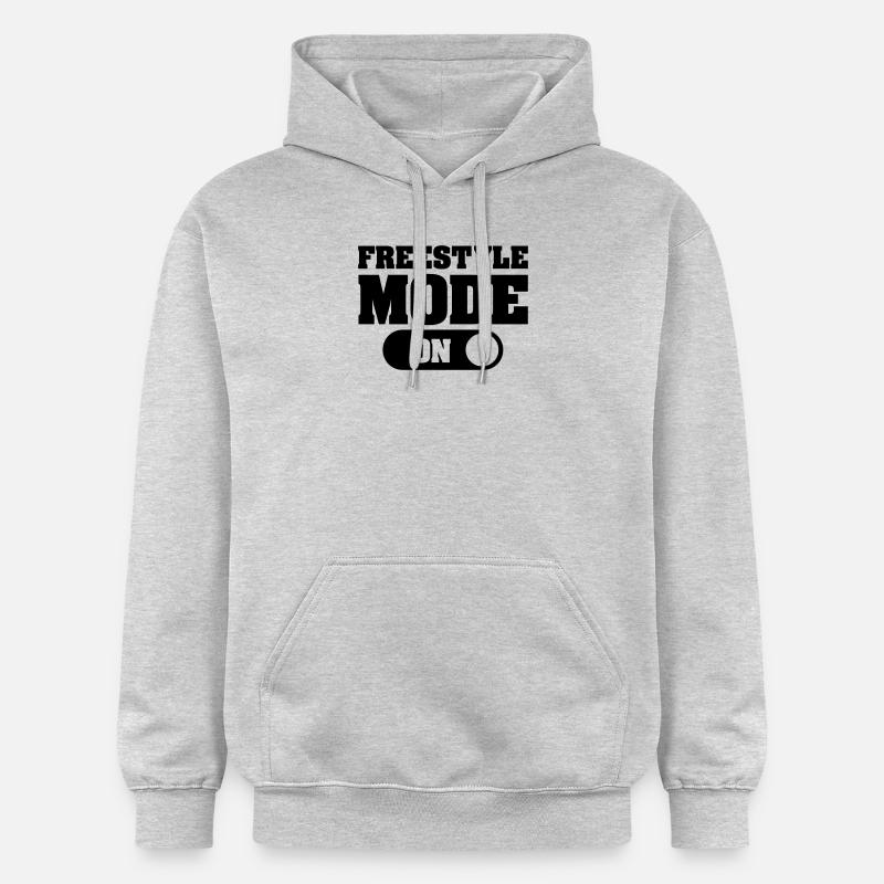 Freestyle Mode (On) - Sweat à capuche Softstyle® Gildan Unisexe - gris clair chiné