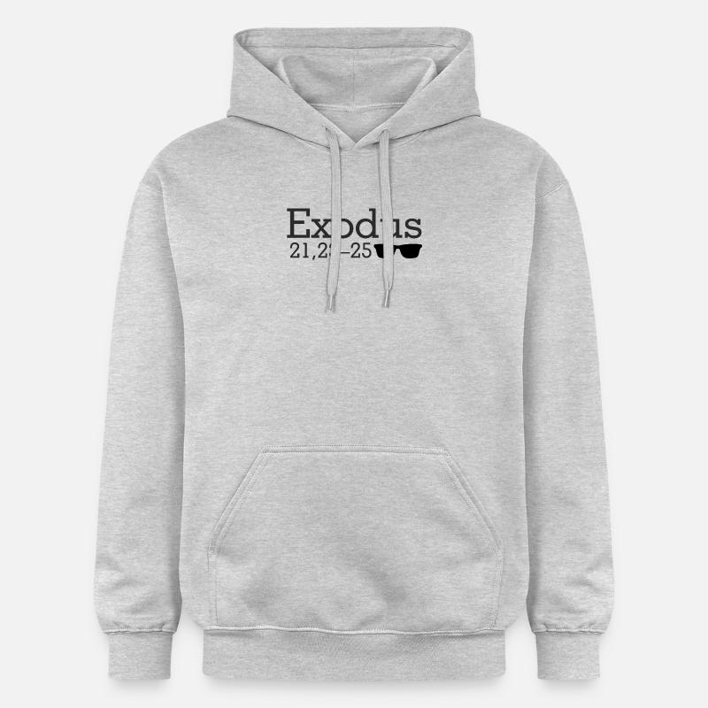 Exode - Sweat à capuche Softstyle® Gildan Unisexe - gris clair chiné