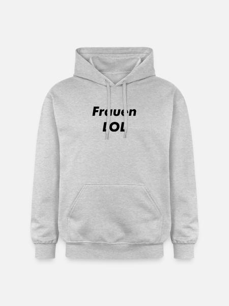 Frauen LOL - Gildan Unisex Softstyle® Midweight Hoodie - Hellgrau meliert
