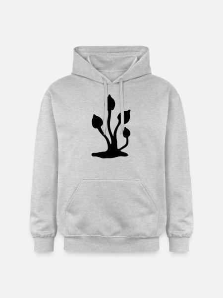 magic mushroom - Gildan Unisex Softstyle® Midweight Hoodie - Hellgrau meliert