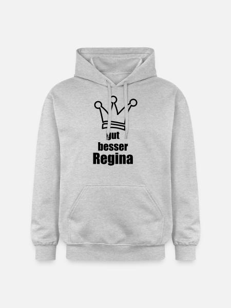 Regina - Gildan Unisex Softstyle® Midweight Hoodie - Hellgrau meliert