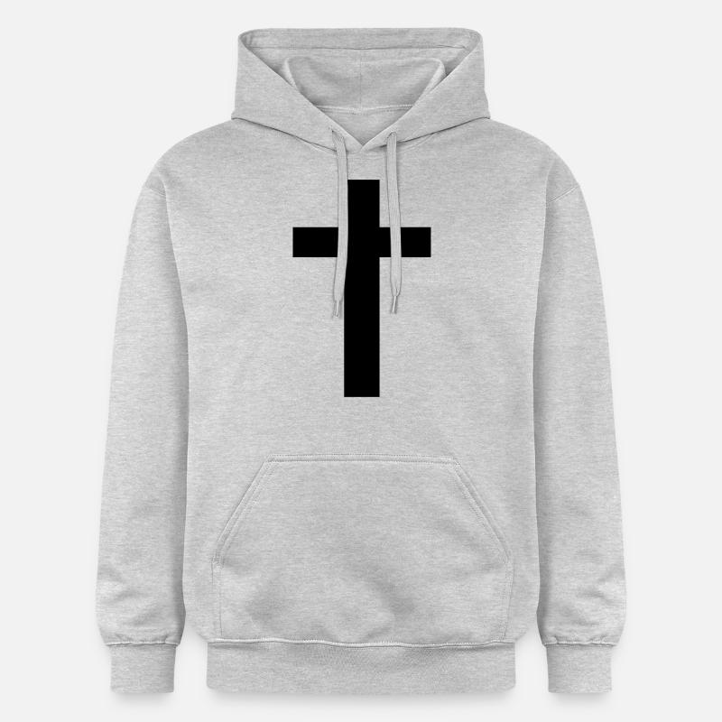 Intersection - Sweat à capuche Softstyle® Gildan Unisexe - gris clair chiné