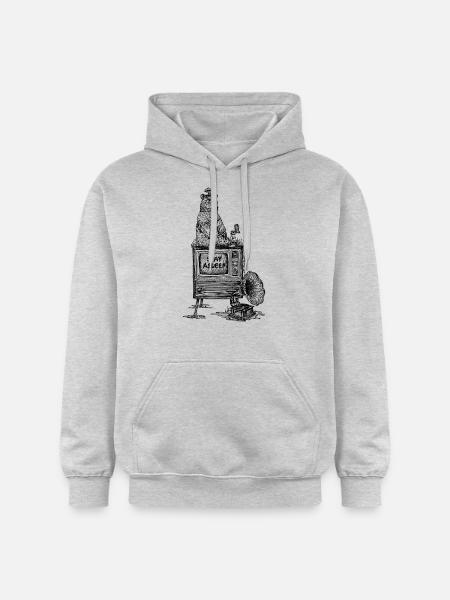 Stay Asleep - Gildan Unisex Softstyle® Midweight Hoodie - Hellgrau meliert