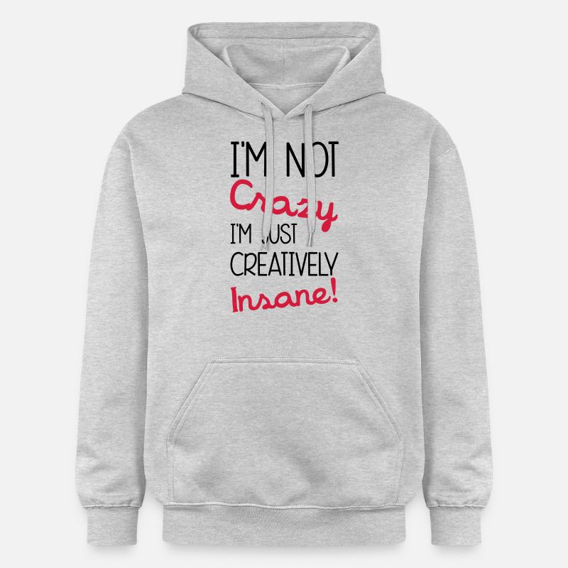 Insane - Sweat à capuche Softstyle® Gildan Unisexe - gris clair chiné