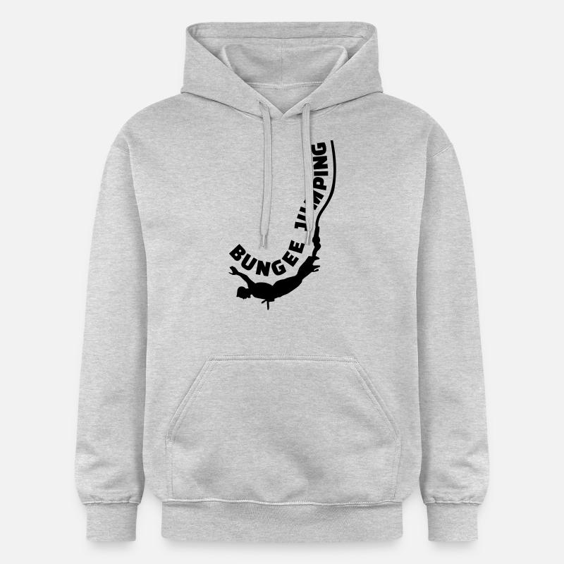 Bungee jumping - Sweat à capuche Softstyle® Gildan Unisexe - gris clair chiné