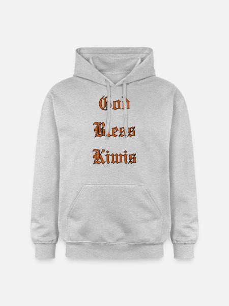 GodBlessKiwis - Sweat à capuche Softstyle® Gildan Unisexe - gris clair chiné