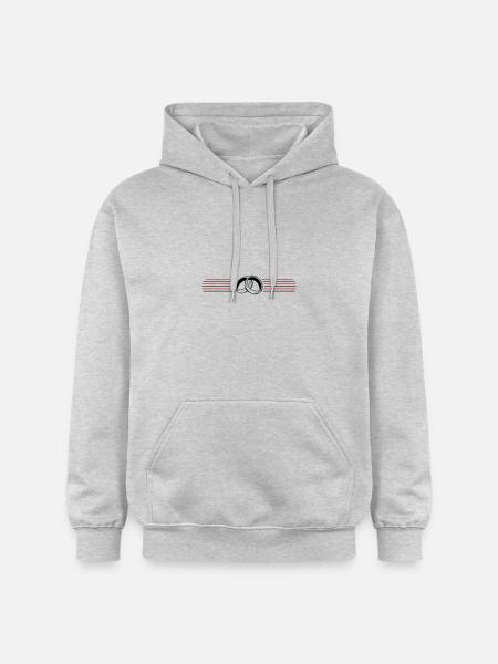 Wedding Rings Symbol - Gildan Unisex Softstyle® Midweight Hoodie - light heather grey