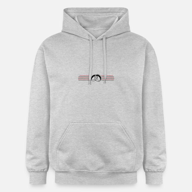 Symbole des alliances - Sweat à capuche Softstyle® Gildan Unisexe - gris clair chiné