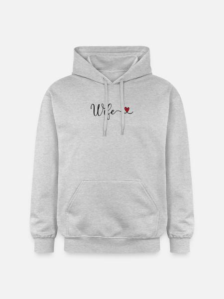 Wife - Gildan Unisex Softstyle® Midweight Hoodie - light heather grey