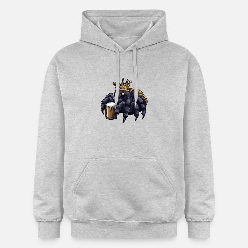 Tarentule Bière Drôle - Sweat à capuche Softstyle® Gildan Unisexe - gris clair chiné