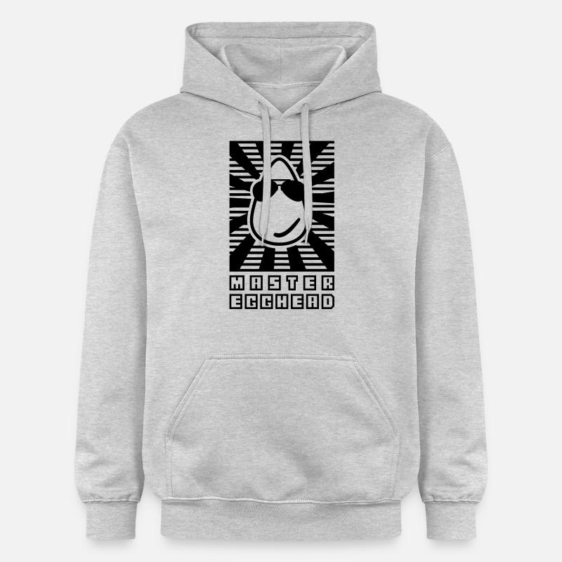 masteregghead (1c) - Sweat à capuche Softstyle® Gildan Unisexe - gris clair chiné