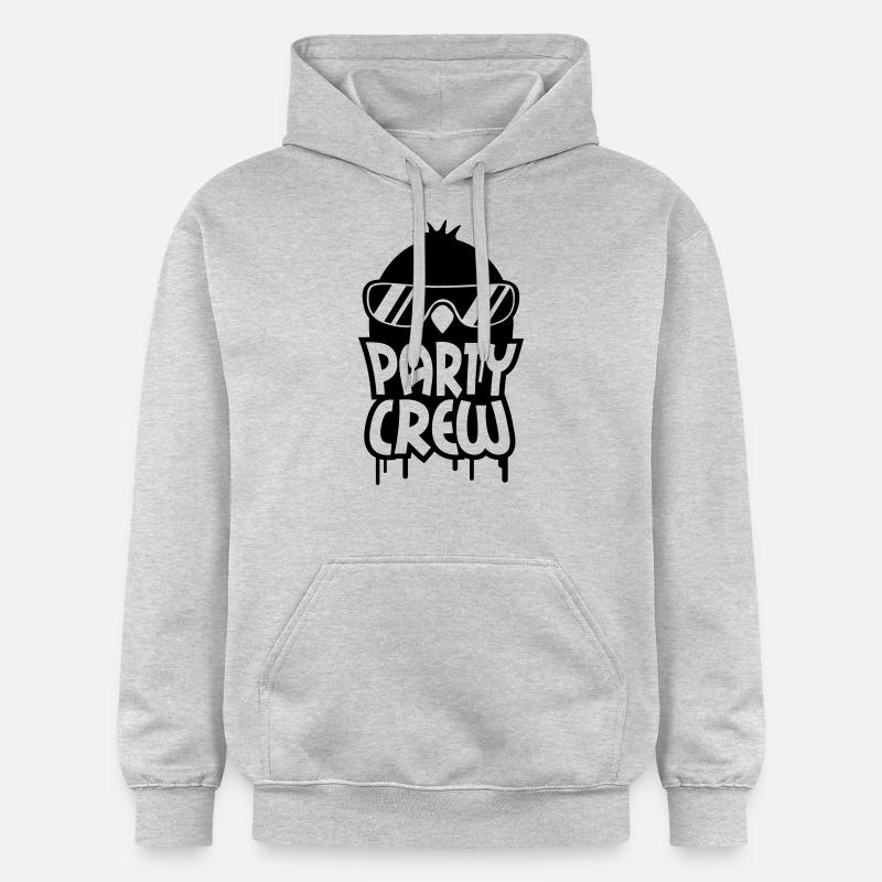 Cool Party Crew Penguin - Sweat à capuche Softstyle® Gildan Unisexe - gris clair chiné