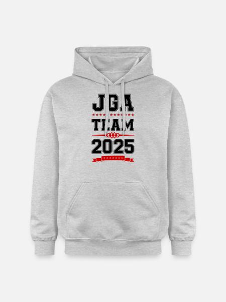 Bachelor Party Team 2025 - Gildan Unisex Softstyle® Midweight Hoodie - light heather grey
