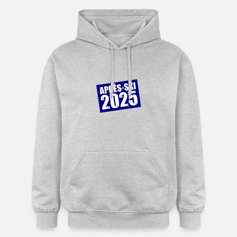 Après-ski 2025 - Sweat à capuche Softstyle® Gildan Unisexe - gris clair chiné