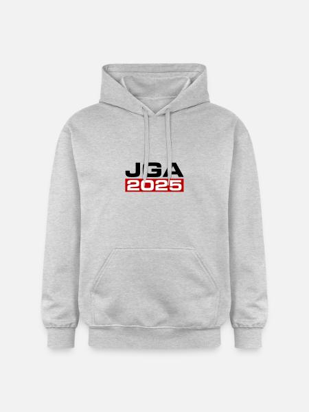 Jga 2025 - Gildan Unisex Softstyle® Midweight Hoodie - Hellgrau meliert