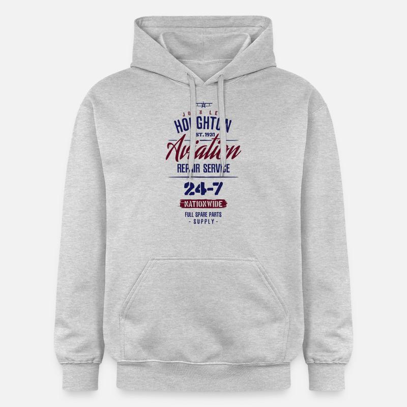 John Lee Houghton - Sweat à capuche Softstyle® Gildan Unisexe - gris clair chiné