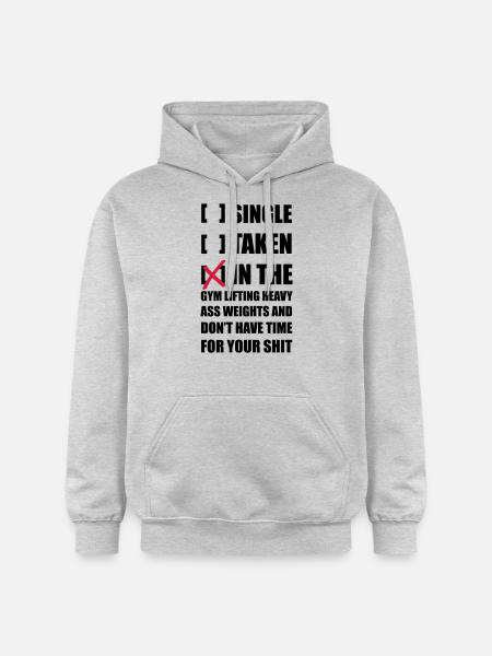 Fitness unique - Sweat à capuche Softstyle® Gildan Unisexe - gris clair chiné
