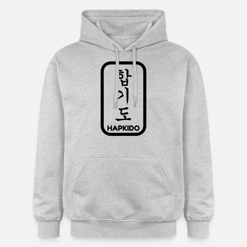 Hapkido / Hapkidoin / Martial Arts / Fight - Sweat à capuche Softstyle® Gildan Unisexe - gris clair chiné
