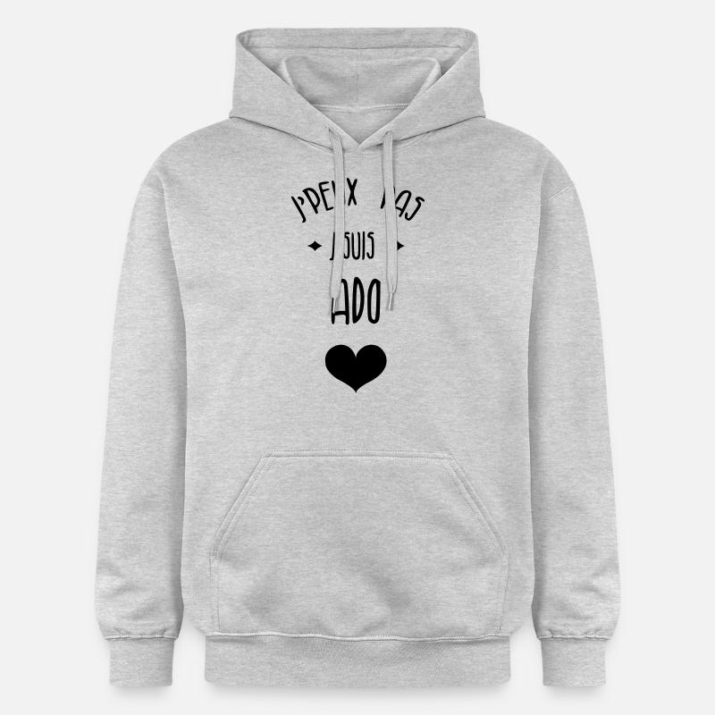 adolescent / enfant / ado / adolescente - Sweat à capuche Softstyle® Gildan Unisexe - gris clair chiné