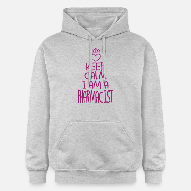 Keep Calm Apotheker cool - Gildan Unisex Softstyle® Midweight Hoodie - Hellgrau meliert