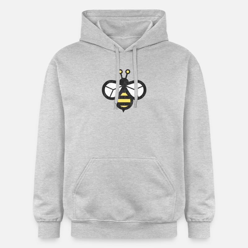 Conception d'abeilles - Sweat à capuche Softstyle® Gildan Unisexe - gris clair chiné