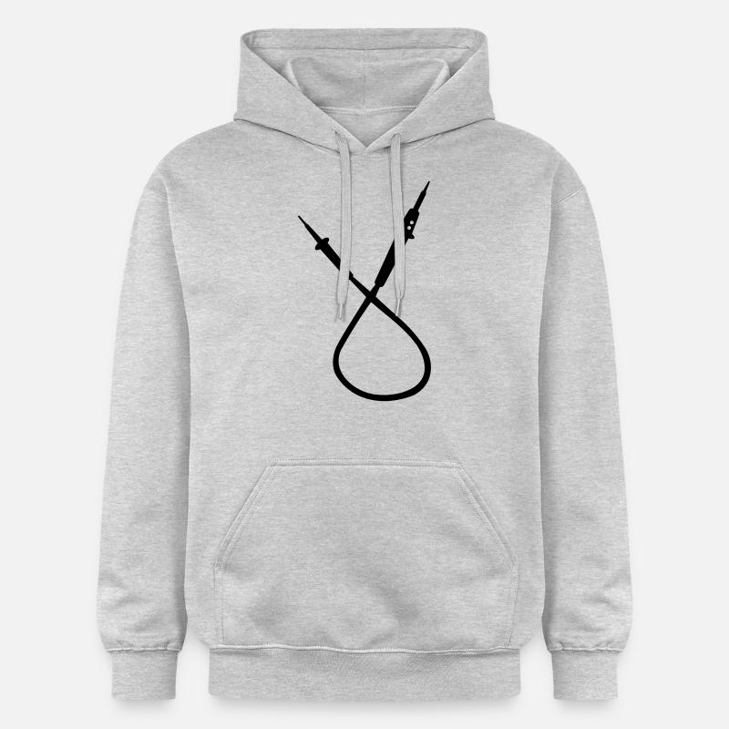 Électricien - Sweat à capuche Softstyle® Gildan Unisexe - gris clair chiné