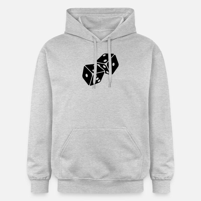 Dice 2er Pasch - deux Pasch - Sweat à capuche Softstyle® Gildan Unisexe - gris clair chiné