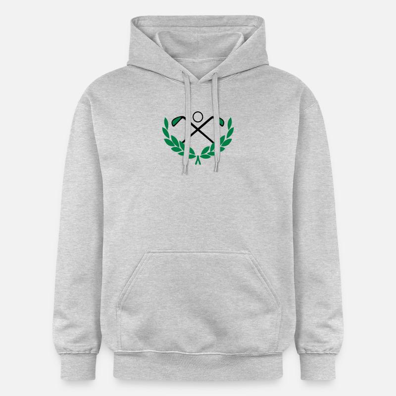 Golf Logo - Sweat à capuche Softstyle® Gildan Unisexe - gris clair chiné