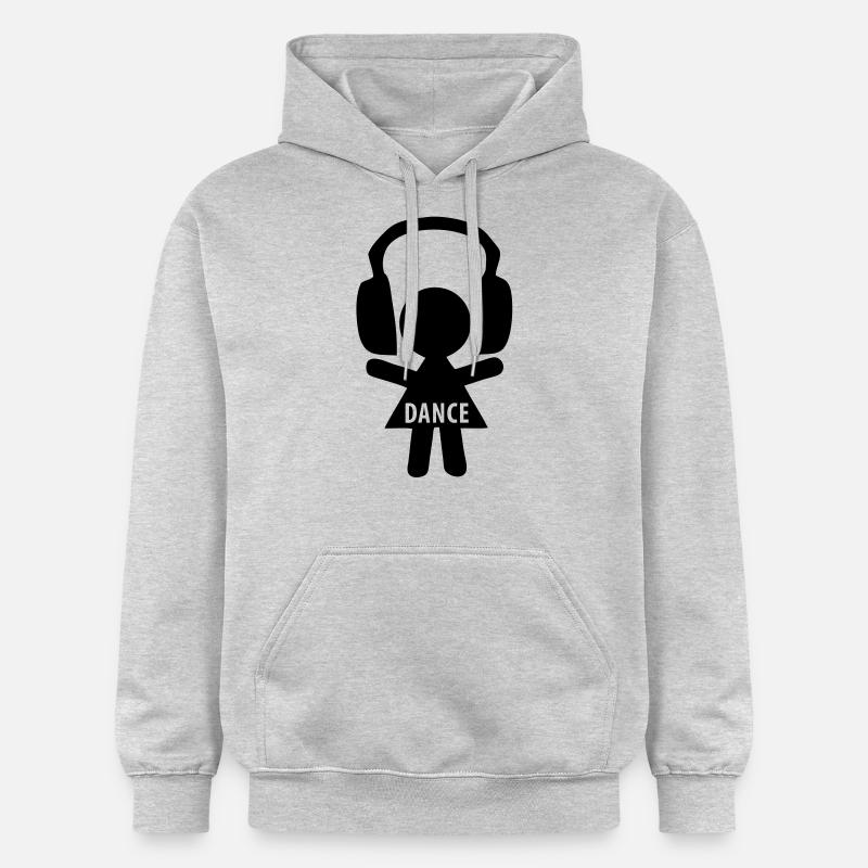 danse - Sweat à capuche Softstyle® Gildan Unisexe - gris clair chiné