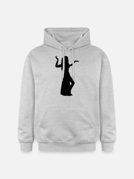 Belly dance - Gildan Unisex Softstyle® Midweight Hoodie - light heather grey