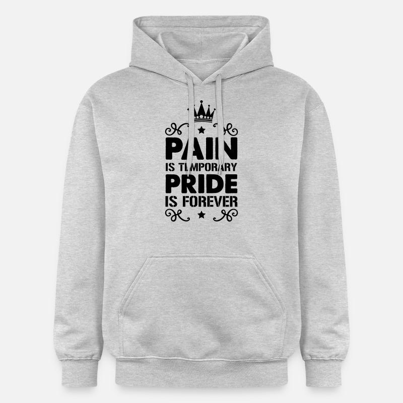 Fierté de la douleur - Sweat à capuche Softstyle® Gildan Unisexe - gris clair chiné