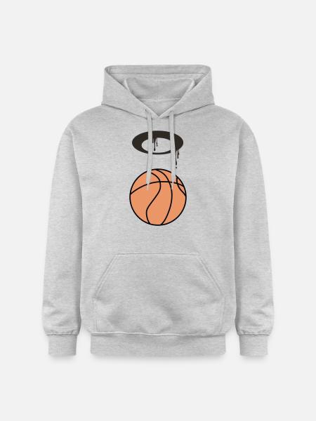 Basketball 5 0 Artboard 1 - Gildan Unisex Softstyle® Midweight Hoodie - light heather grey