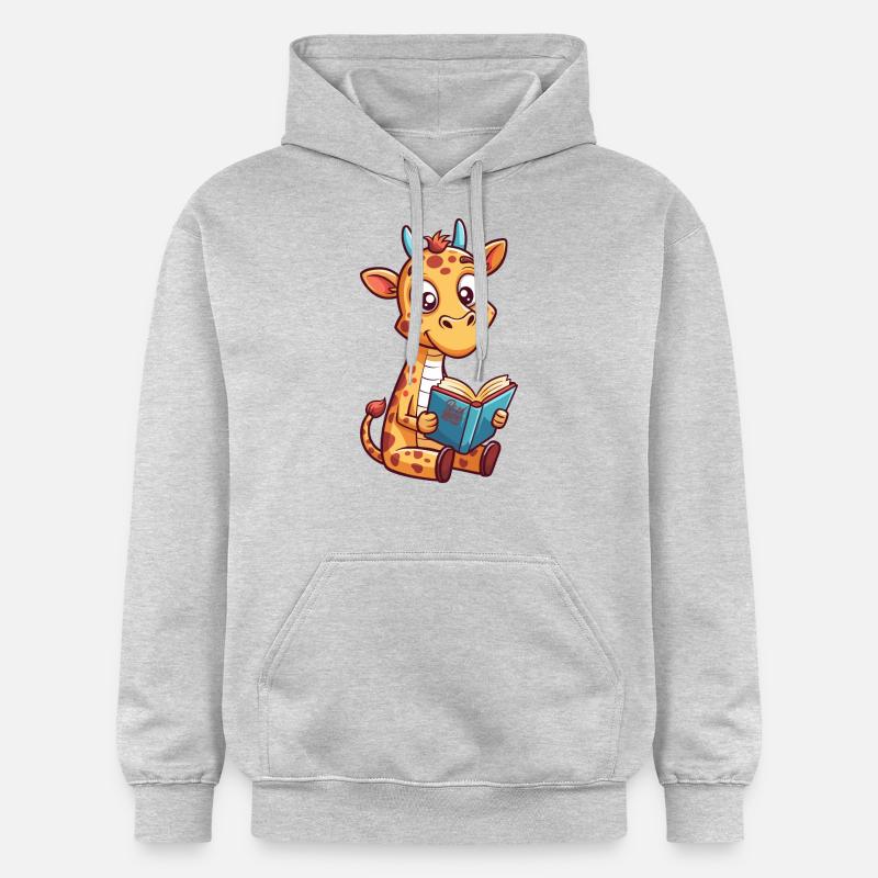 LIVRES, LIRE LA SUITE - Sweat à capuche Softstyle® Gildan Unisexe - gris clair chiné