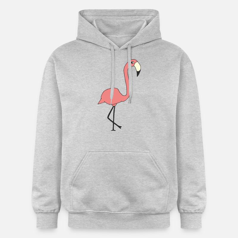 Flamingo - Gildan Unisex Softstyle® Midweight Hoodie - light heather grey