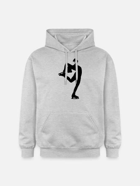 Figure Skating - Gildan Unisex Softstyle® Midweight Hoodie - light heather grey