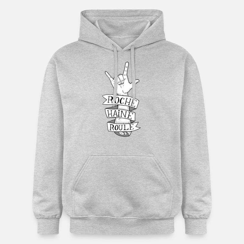Traduction Approximative #2 - Sweat à capuche Softstyle® Gildan Unisexe - gris clair chiné