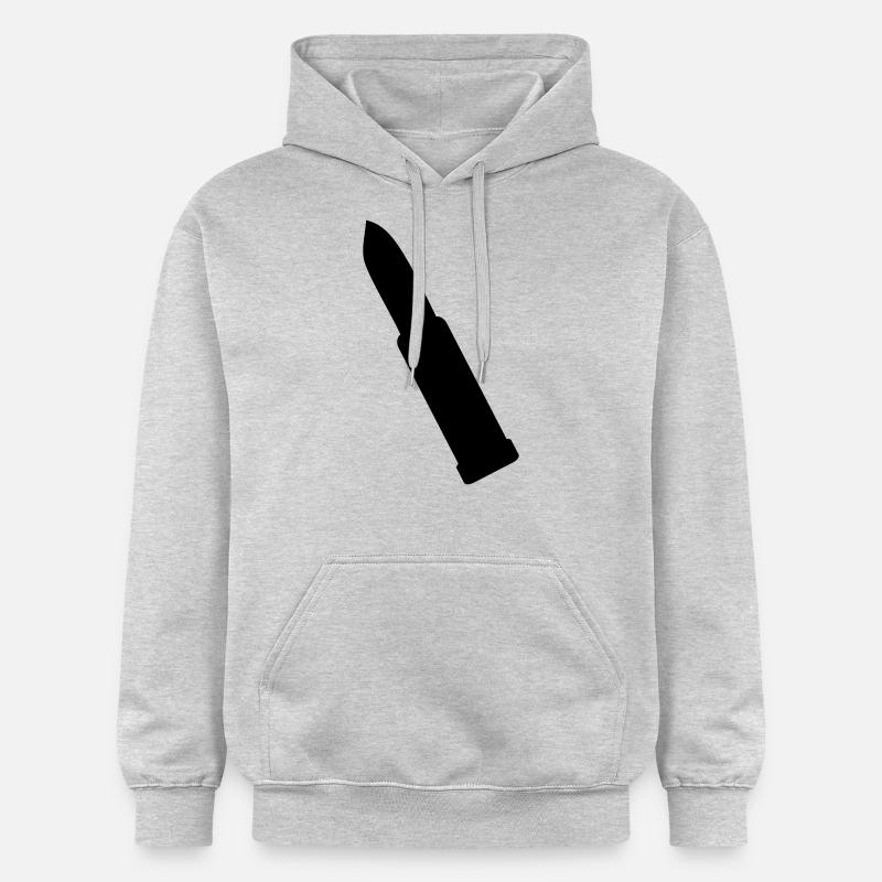 rouge à lèvres - Sweat à capuche Softstyle® Gildan Unisexe - gris clair chiné