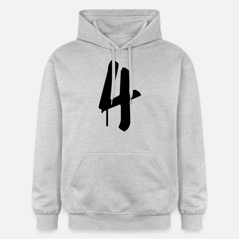 Graffiti: 4 - Sweat à capuche Softstyle® Gildan Unisexe - gris clair chiné