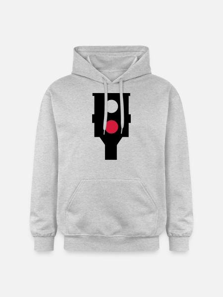 Blitzer - Gildan Unisex Softstyle® Midweight Hoodie - Hellgrau meliert