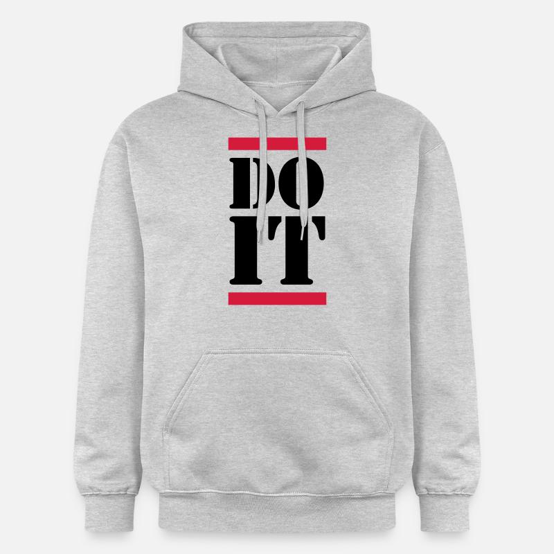 Do It - Sweat à capuche Softstyle® Gildan Unisexe - gris clair chiné
