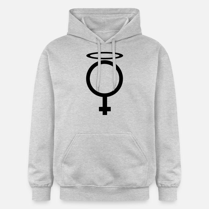 engelchen - Sweat à capuche Softstyle® Gildan Unisexe - gris clair chiné