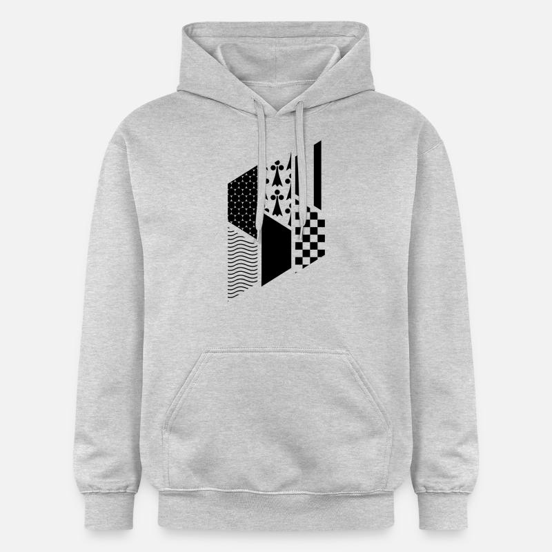 repousser - Sweat à capuche Softstyle® Gildan Unisexe - gris clair chiné