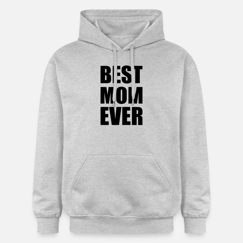 Best mom ever - Gildan Unisex Softstyle® Midweight Hoodie - light heather grey