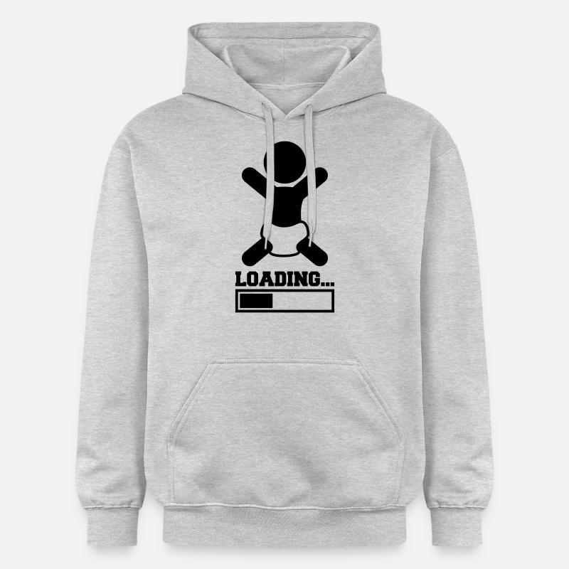 Loading Baby - Sweat à capuche Softstyle® Gildan Unisexe - gris clair chiné