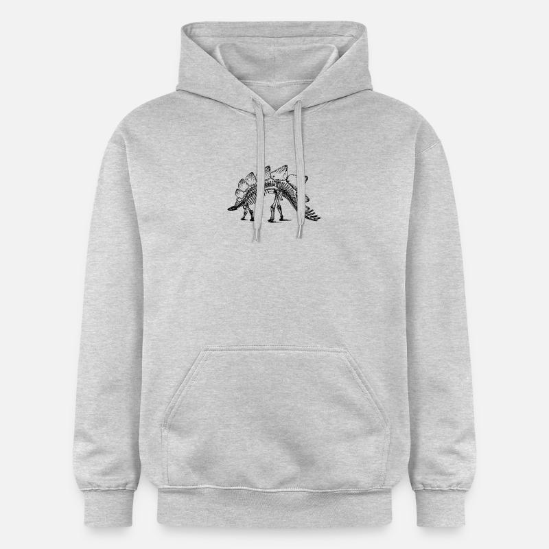 dino 328 - Sweat à capuche Softstyle® Gildan Unisexe - gris clair chiné