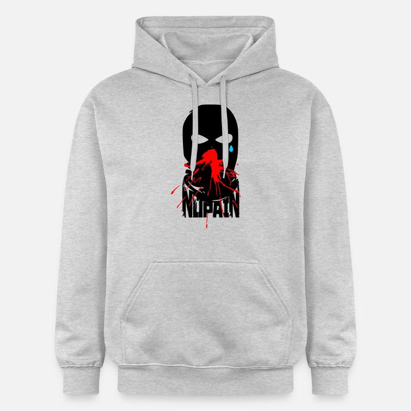 Pas de douleur - Sweat à capuche Softstyle® Gildan Unisexe - gris clair chiné