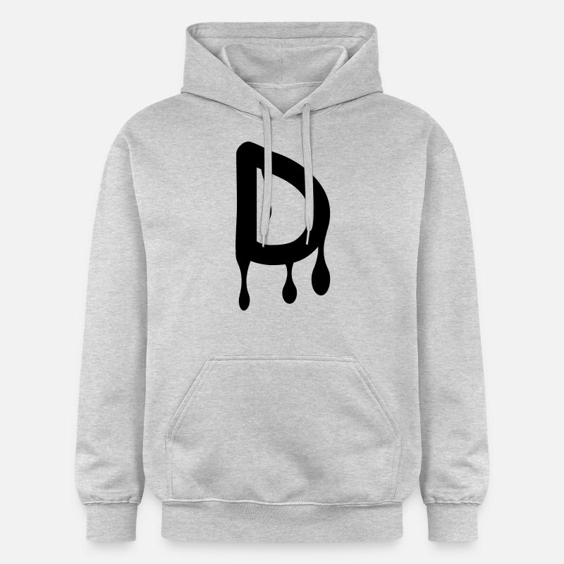 d_comic_graffiti - Sweat à capuche Softstyle® Gildan Unisexe - gris clair chiné