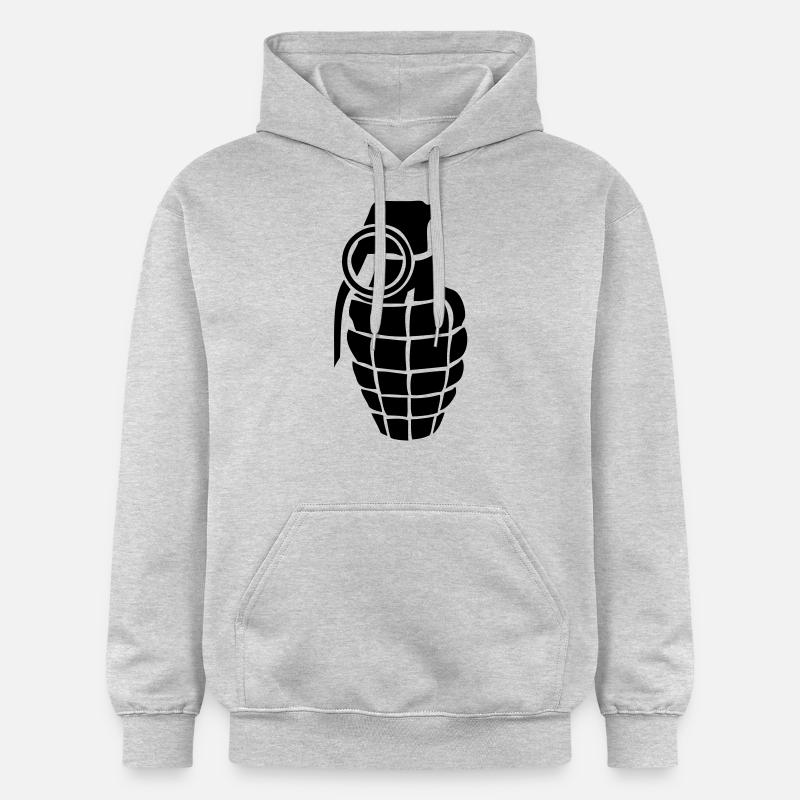 grenade granate granada granata 811 - Sweat à capuche Softstyle® Gildan Unisexe - gris clair chiné