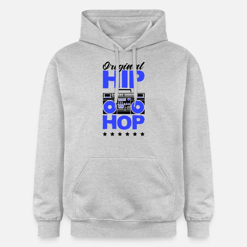 Hip Hop original 02 - Sweat à capuche Softstyle® Gildan Unisexe - gris clair chiné