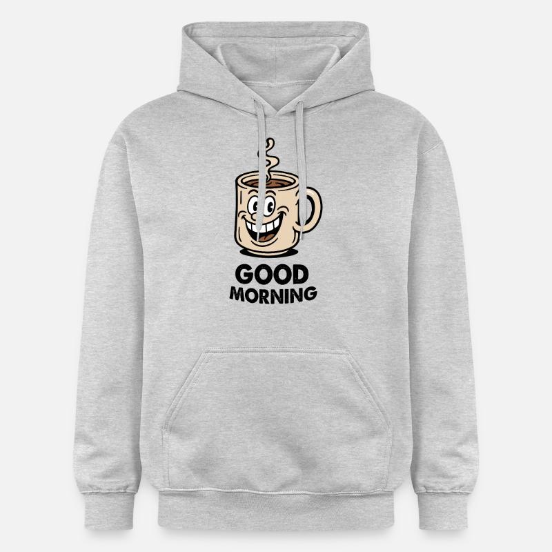 Tasse à café Bande dessinée - Sweat à capuche Softstyle® Gildan Unisexe - gris clair chiné
